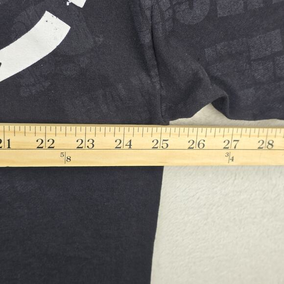 Vtg Y2K Metal Mulisha Shirt XXL Black AOP Goth Grunge Pinkman Skull Skater Moto - Picture 6 of 7